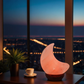 Crescent Moon Himalayan Salt Lamp