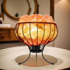 Himalayan Iron Basket Lamp