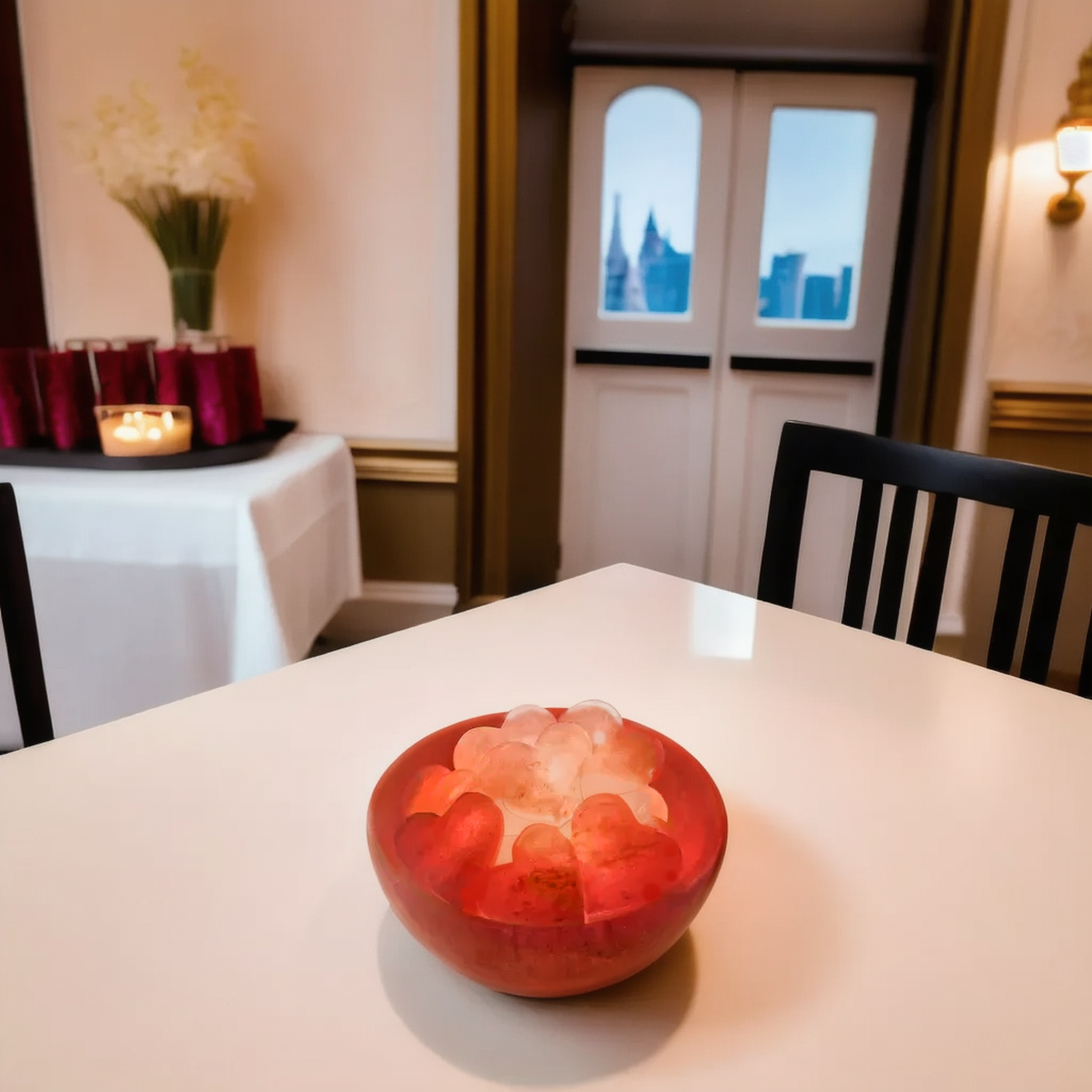 Himalayan Salt Fire Bowl Lamp – Heart Edition