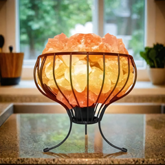 Himalayan Iron Basket Lamp