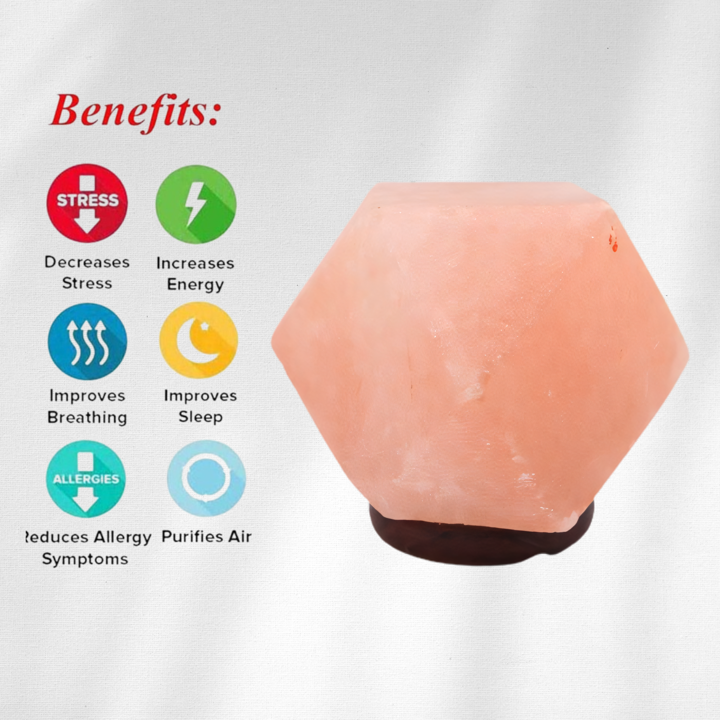 Diamond Himalayan Salt Lamp