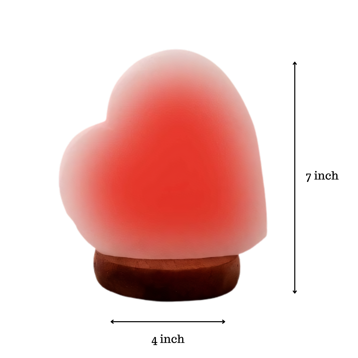 Heart Himalayan Salt Lamp