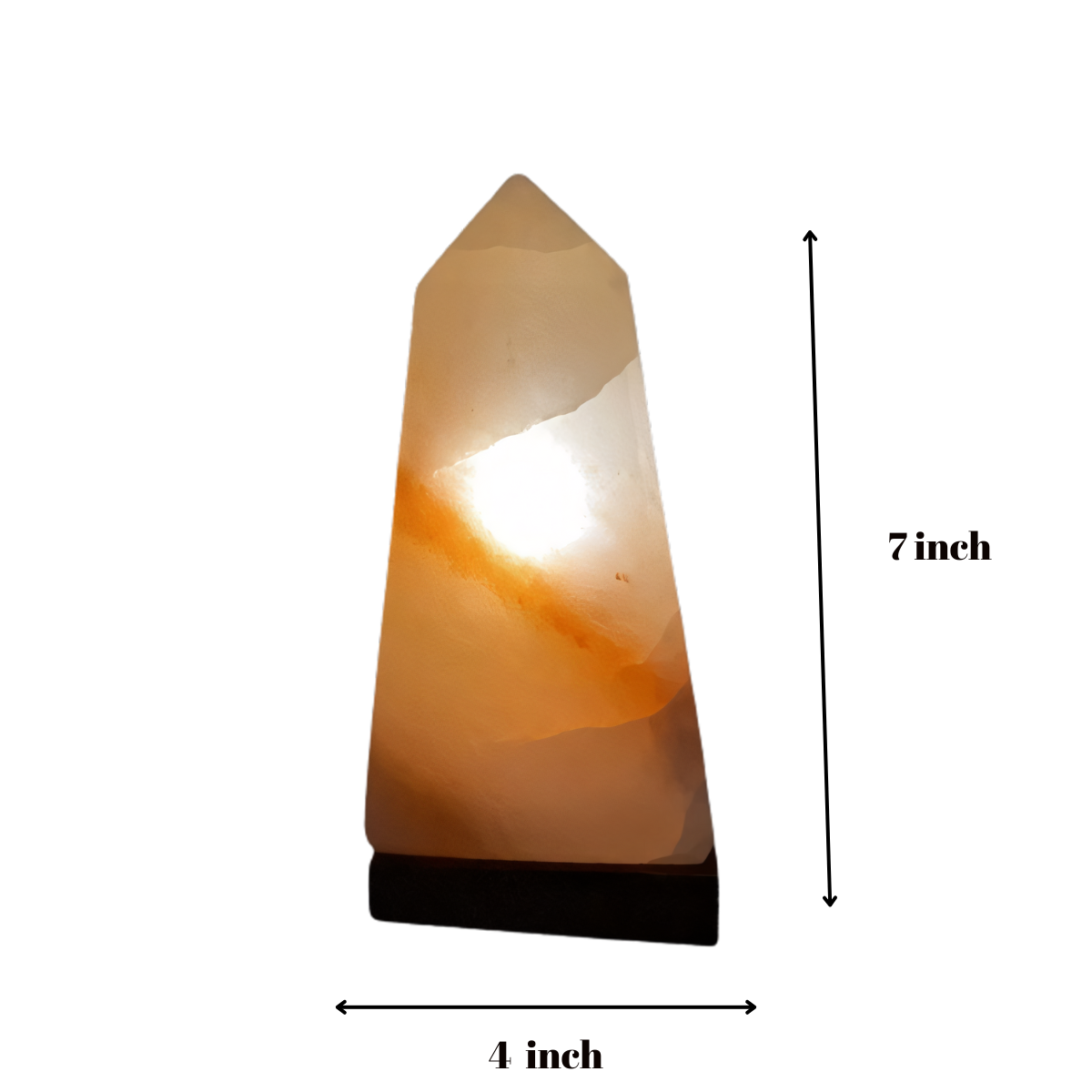 Tower-Shaped Himalayan Salt Lamp