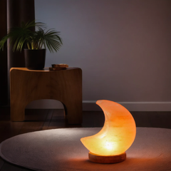 Crescent Moon Himalayan Salt Lamp