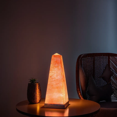 Tower-Shaped Himalayan Salt Lamp