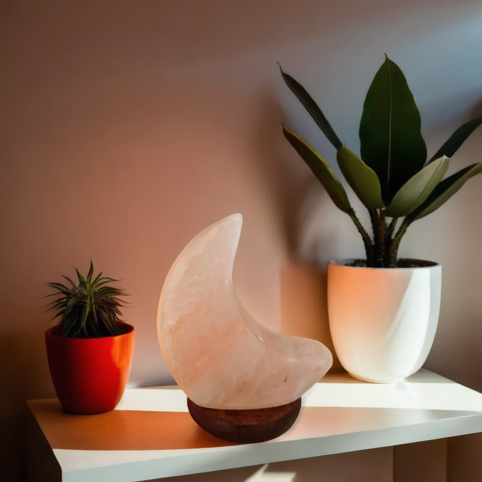 Crescent Moon Himalayan Salt Lamp