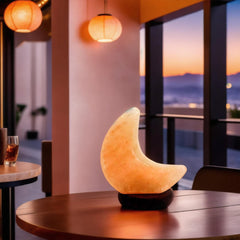 Crescent Moon Himalayan Salt Lamp
