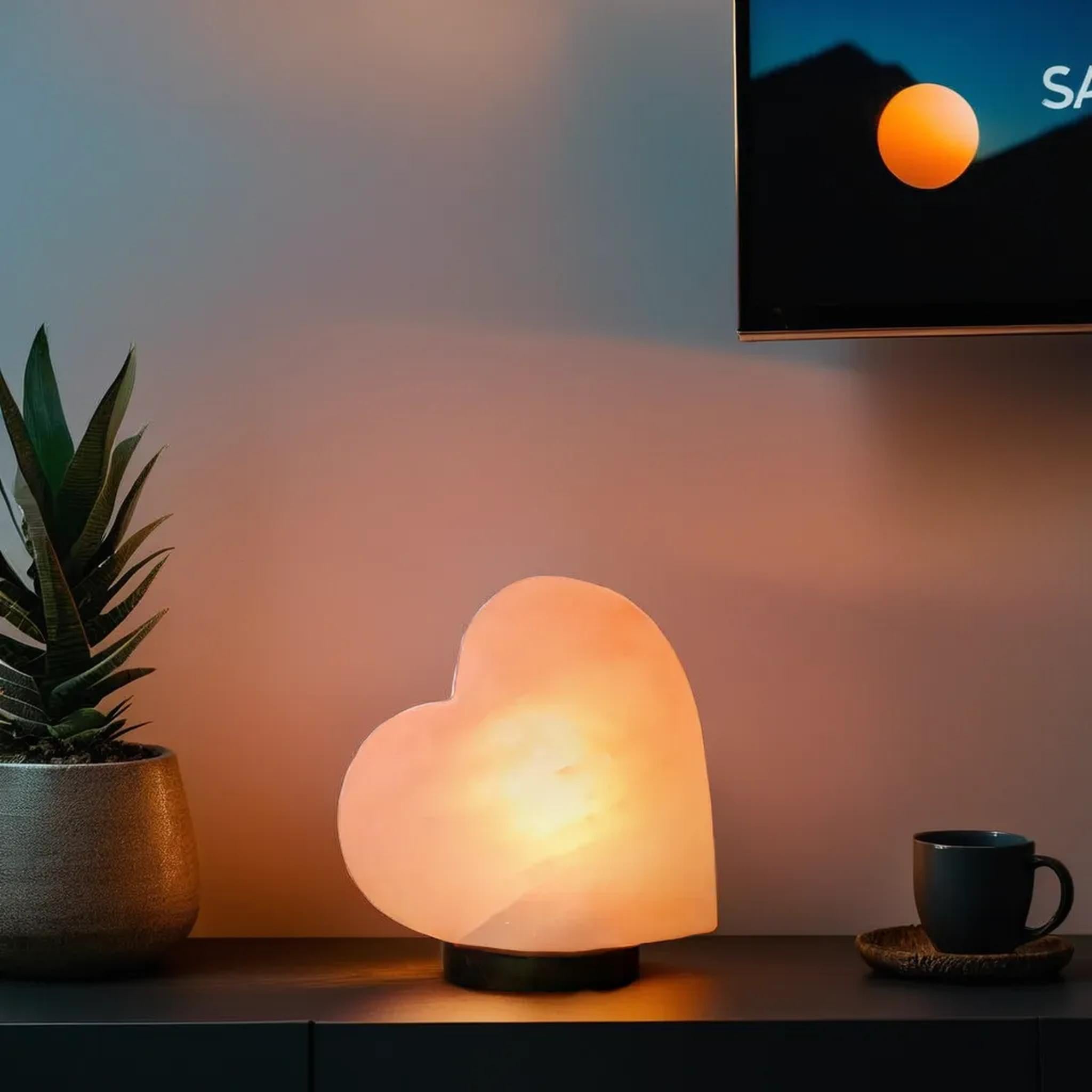 Heart Himalayan Salt Lamp