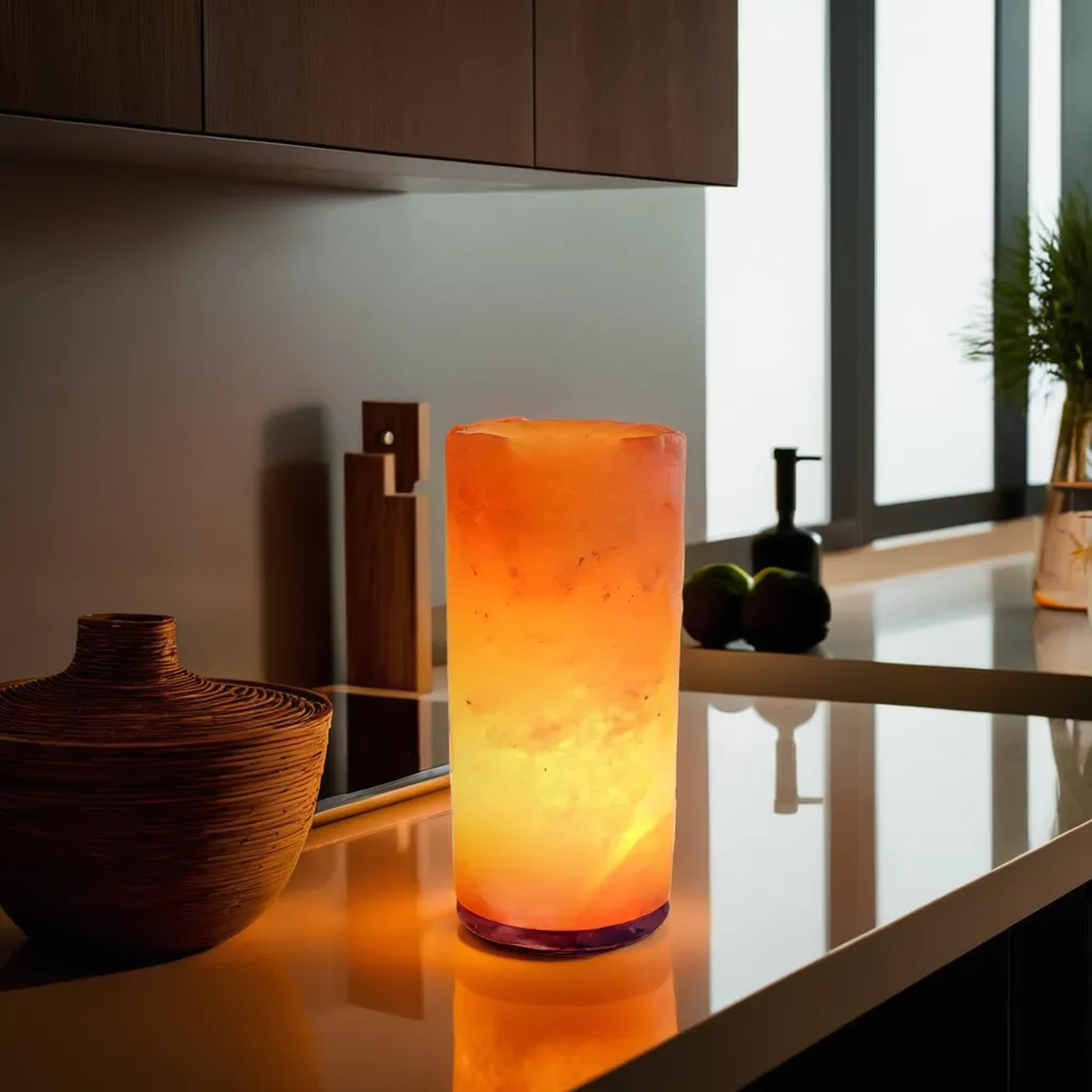 Glow Cylinder Himalayan Salt Lamp